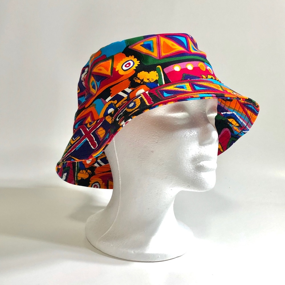 Aztec print bucket hat